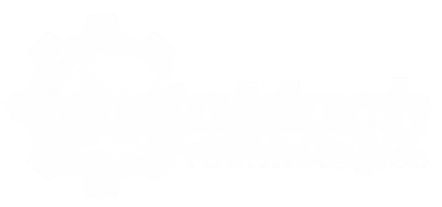 Brand logo: a large white gear on the left and glowing text 'AutoMatch Technologies' on a dark gradient background.