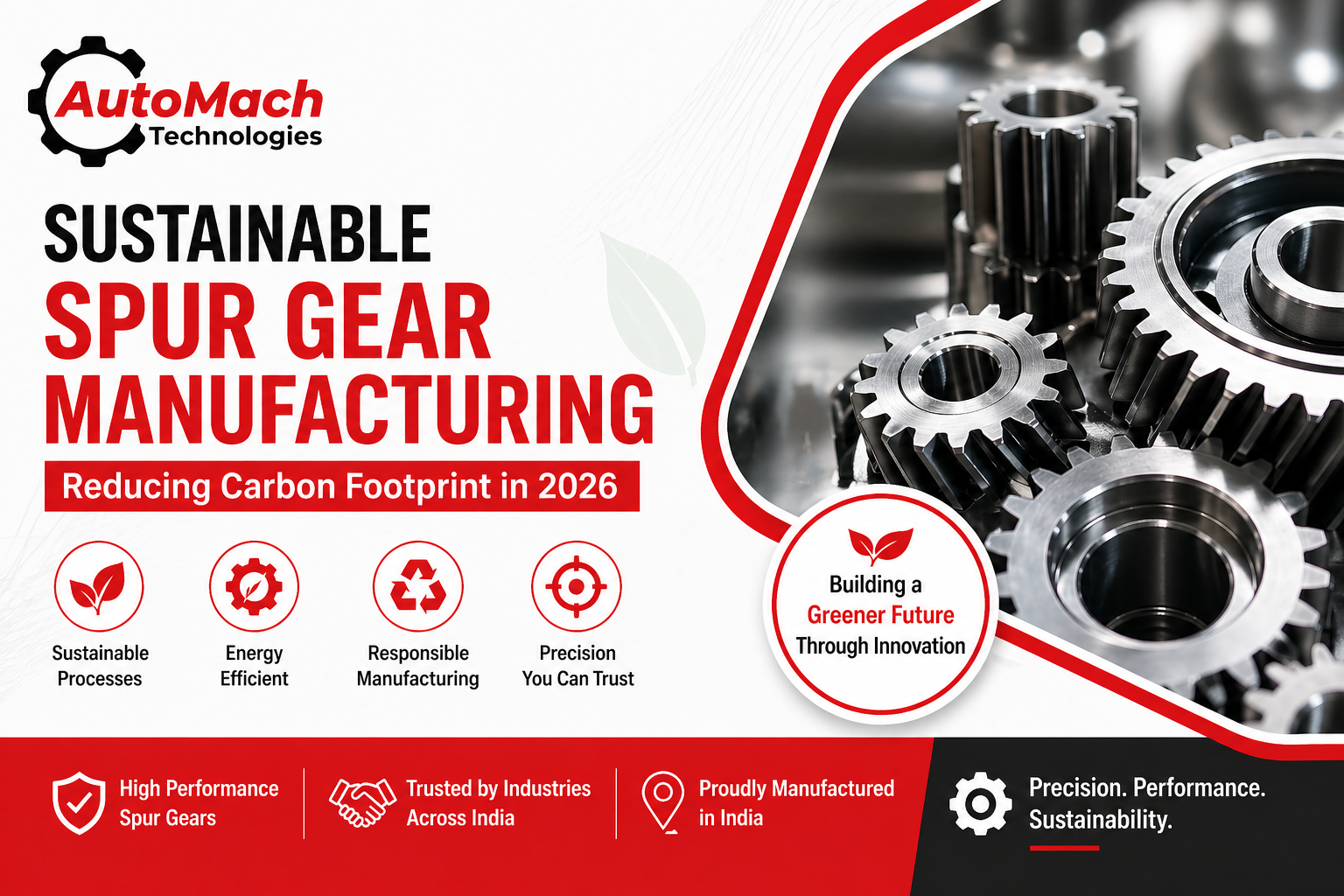 Sustainable Spur Gear Manufacturer in India: Reducing Carbon Footprint in 2026