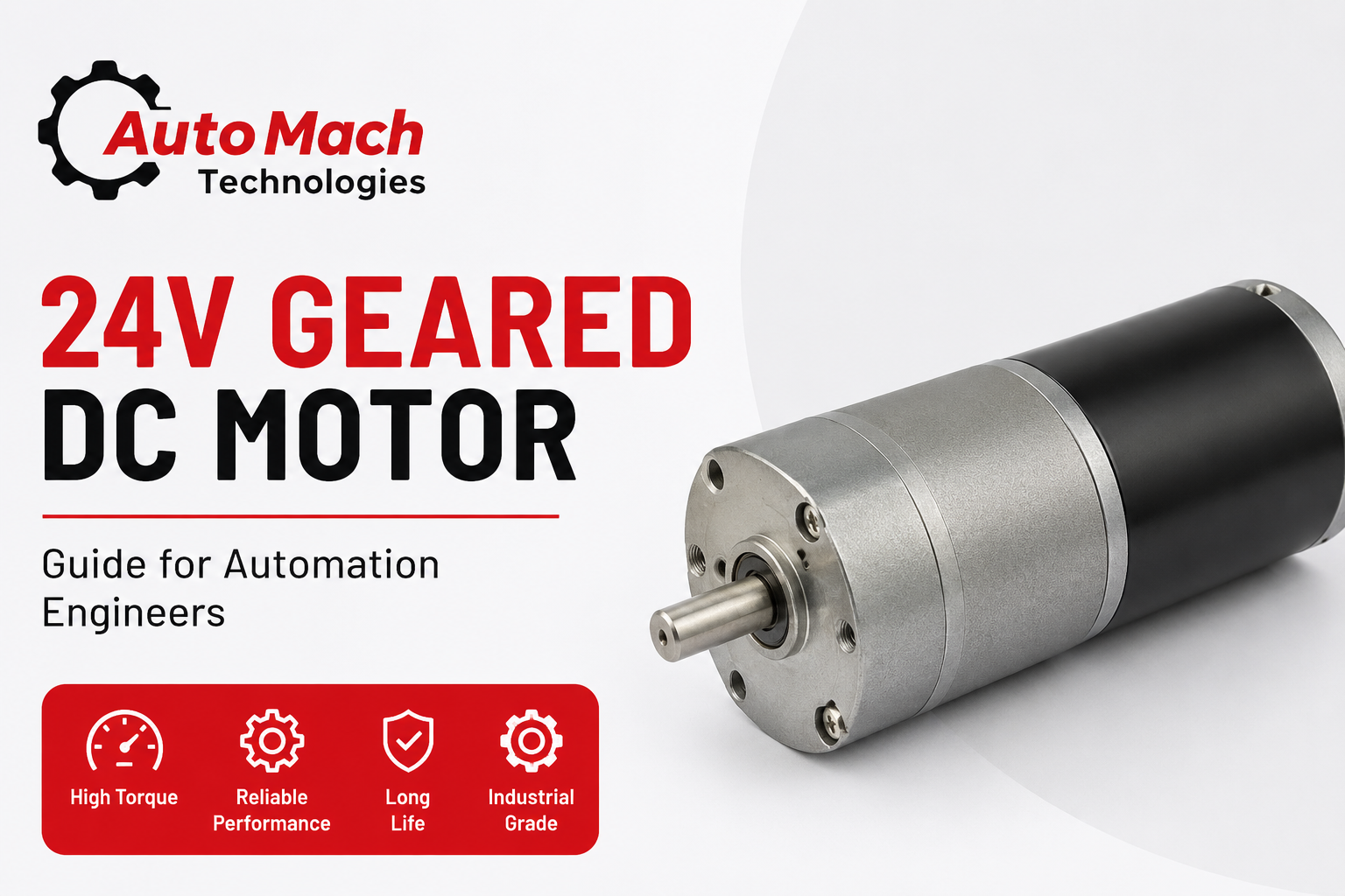 24V Geared DC Motor Guide for Automation Engineers