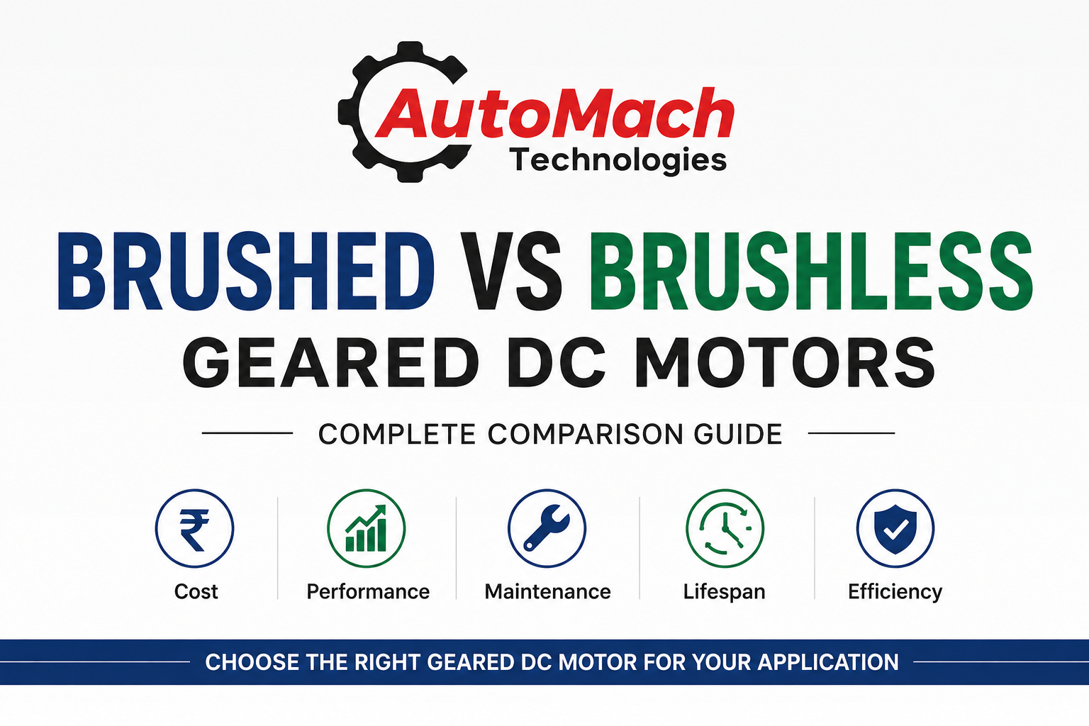 Brushed vs Brushless Geared DC Motors: Which One Should You Choose?