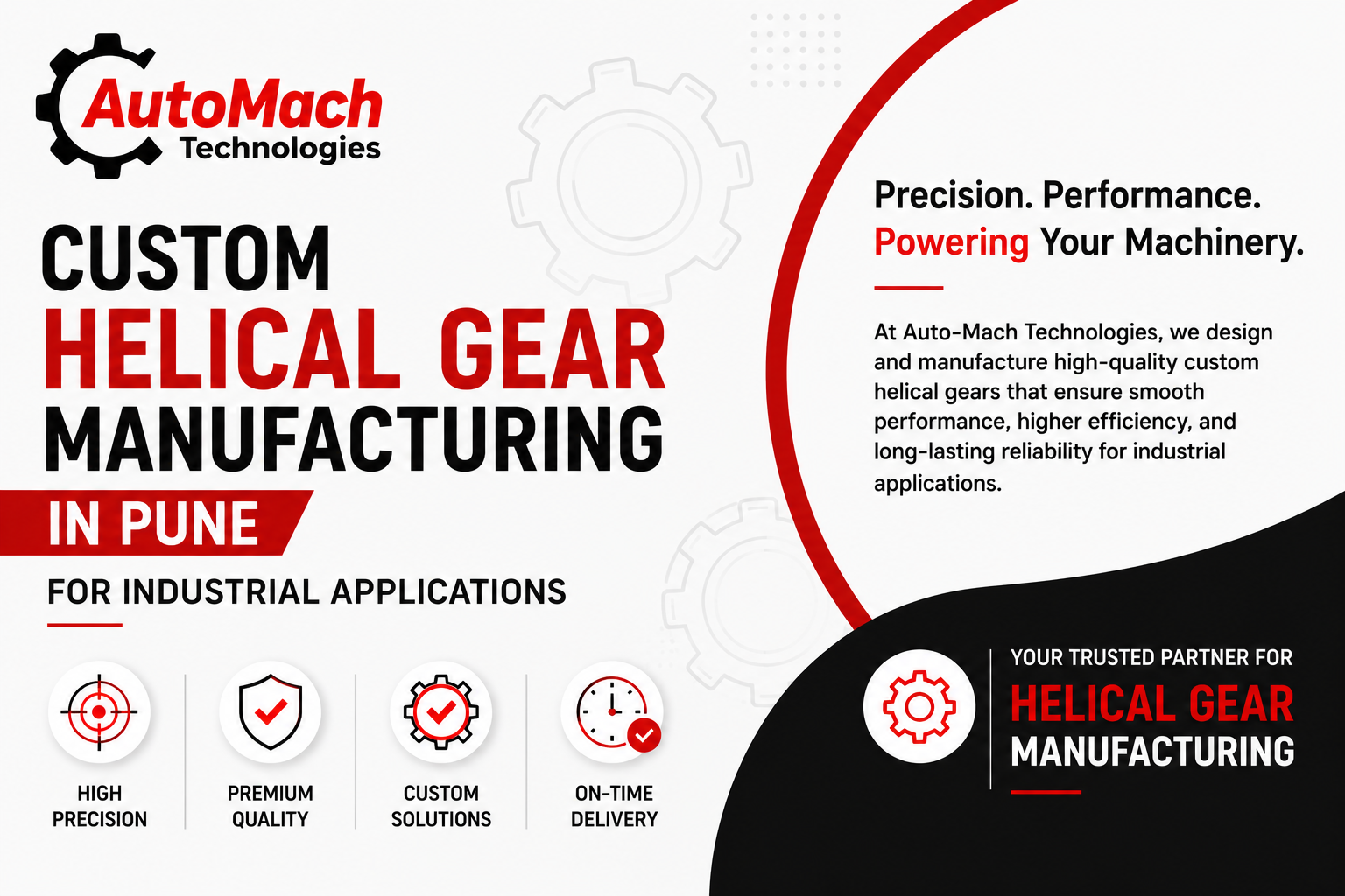 Custom Helical Gear Manufacturing in Pune for Industrial Applications