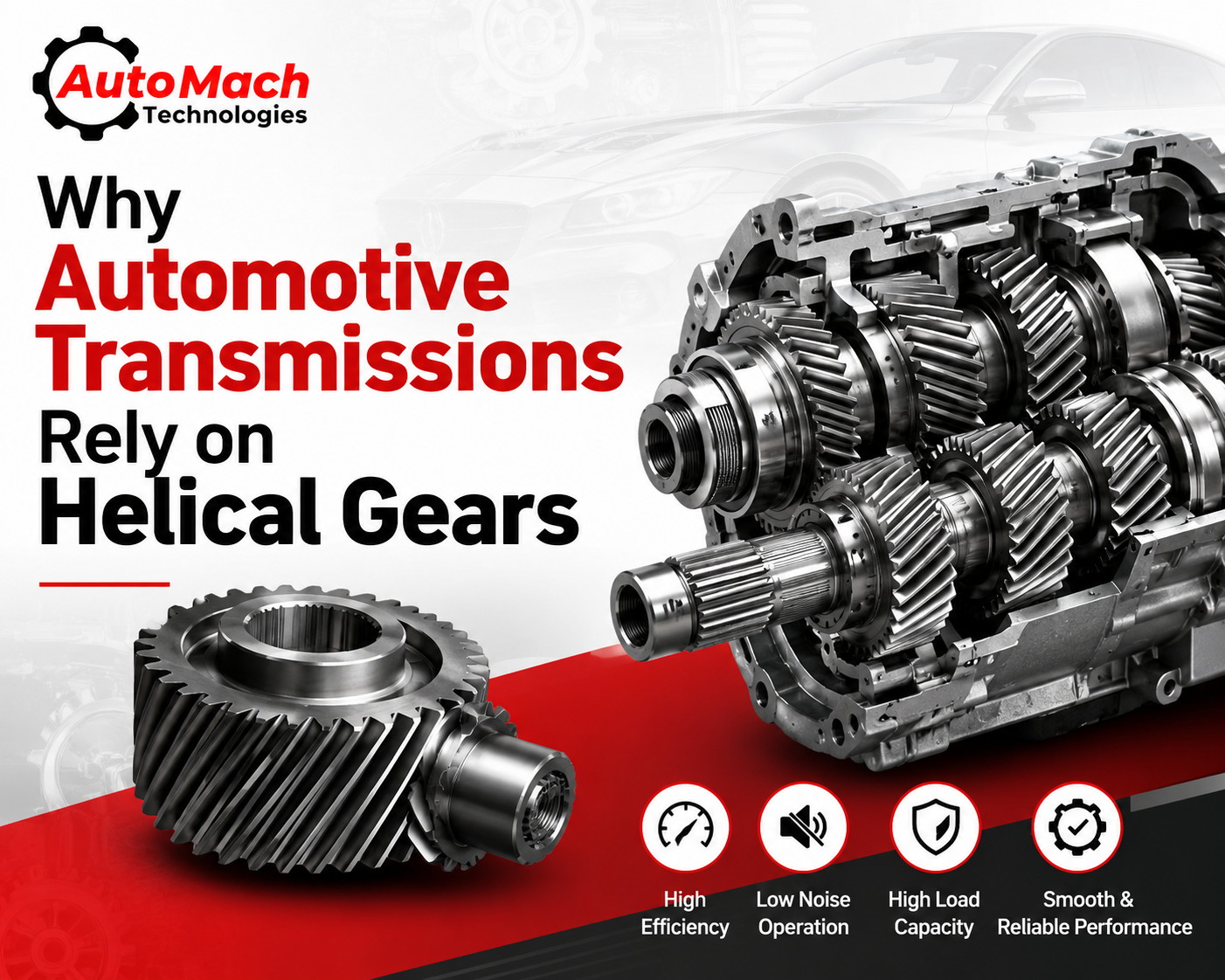 Why Automotive Transmissions Rely on Helical Gears