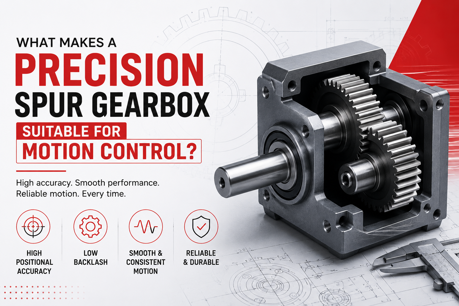 What Makes a Precision Spur Gearbox Suitable for Motion Control?